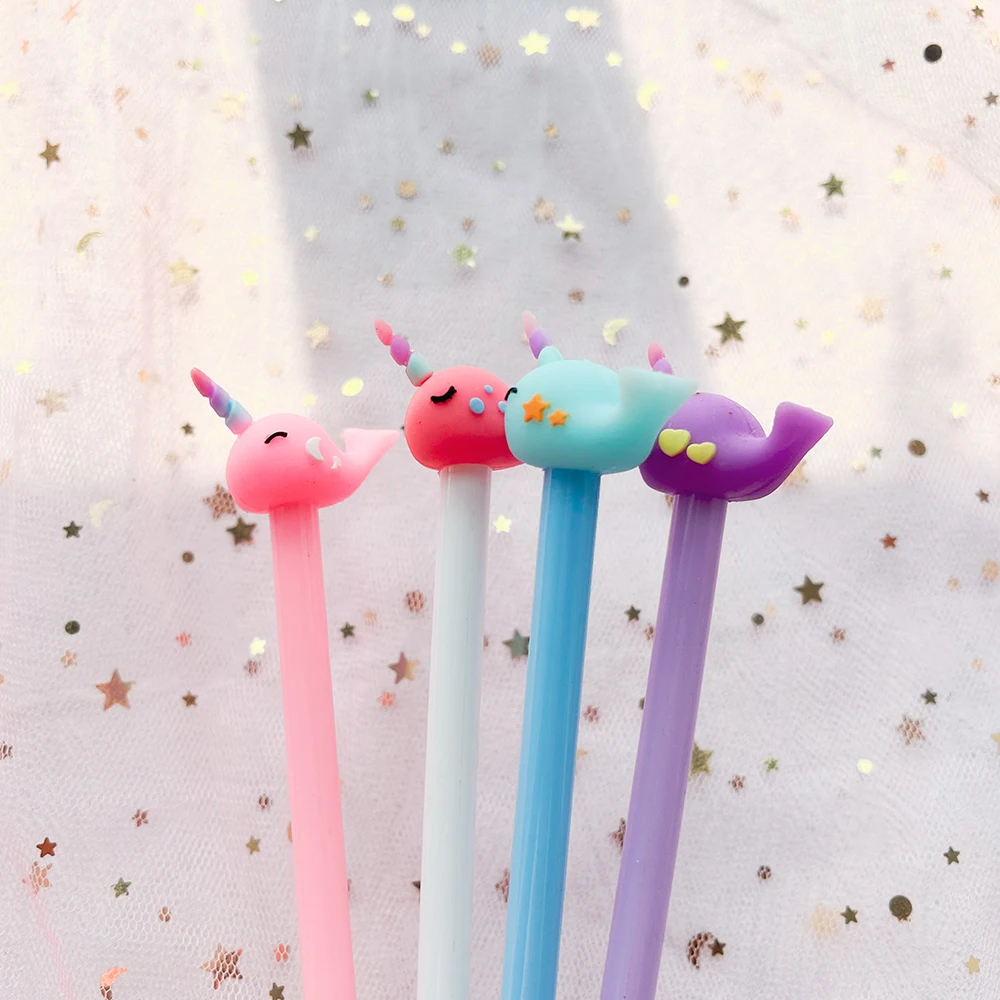 1 Pcx Gel Pen Cute Cartoon Animal Gel Ink Pens for Writing Stationery Items School Accessories Kawaii Cheap School Things Pen