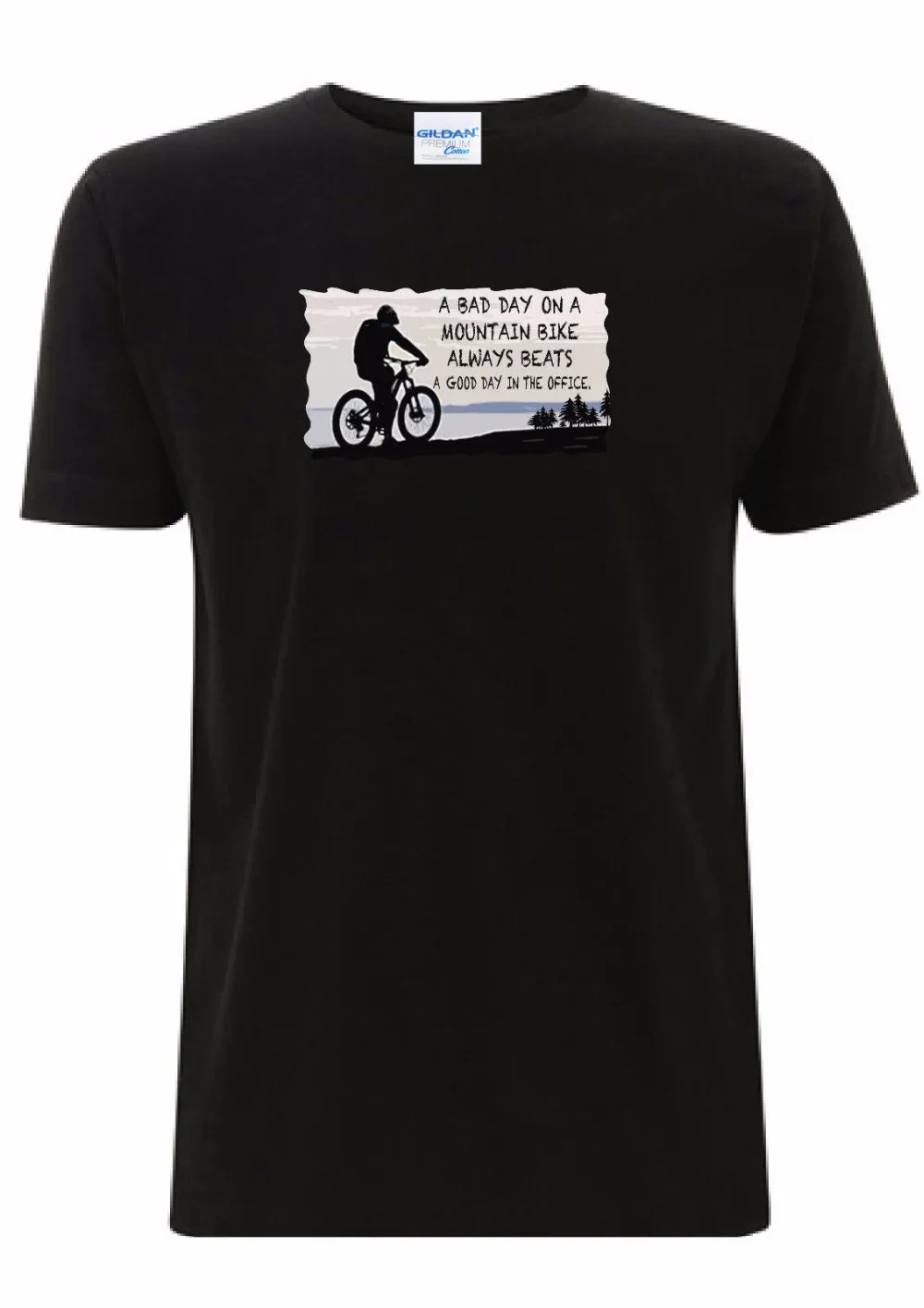 Newest  Fashion High Quality For Man Better Mountain Biker Mtb  A Bad Day On A Mountain Bmx Down Hill Racer Cycle T Shirt