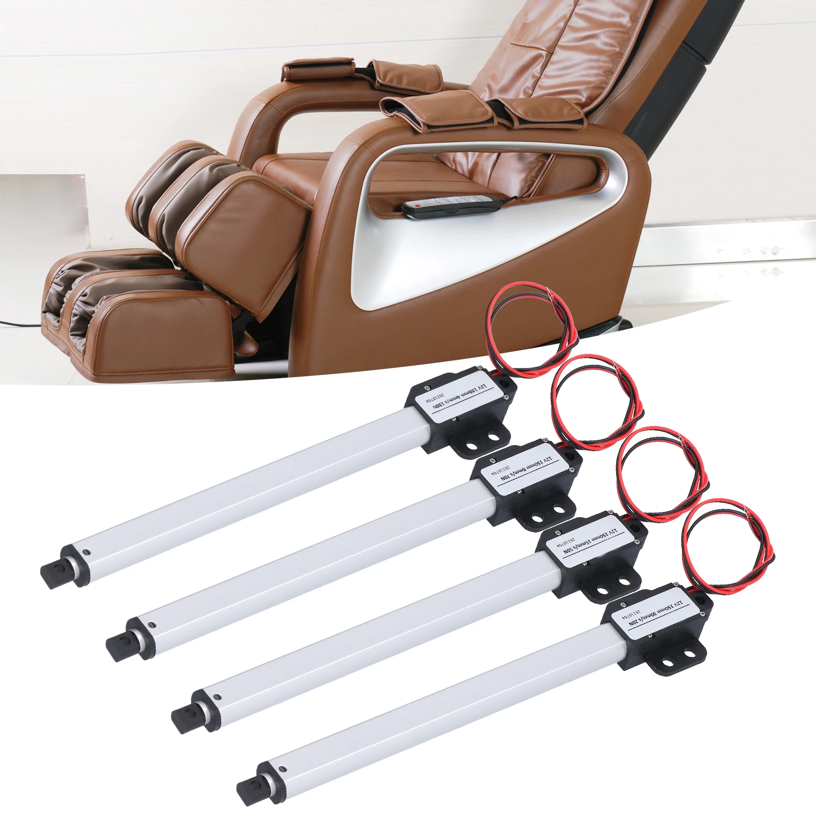 ตัวกระตุ้นเชิงเส้น ระยะชัก 150 มม. ความเร็วสูง เสียงรบกวนต่ำ ป้องกันไฟฟ้าลัดวงจร ตัวกระตุ้นเชิงเส้นไฟฟ้าขนาดเล็ก ตัวกระตุ้นการเคลื่อนที่เชิงเส้น