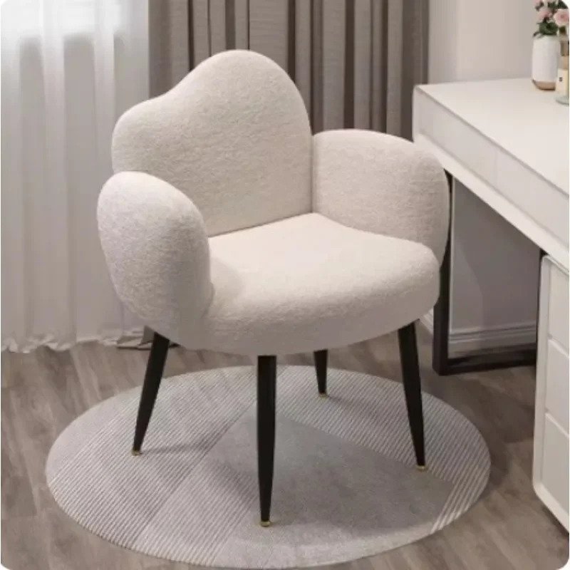 Makeup stool, cream style makeup chair, bedroom dressing stool, light luxury minimalist nail chair, dressing table stool
