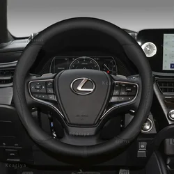 Stylish car leather steering wheel cover For Lexus GS300h ES300h ES330 ES350 NX300h IS300 RX300 IS250 CT200h NX300 Accessories