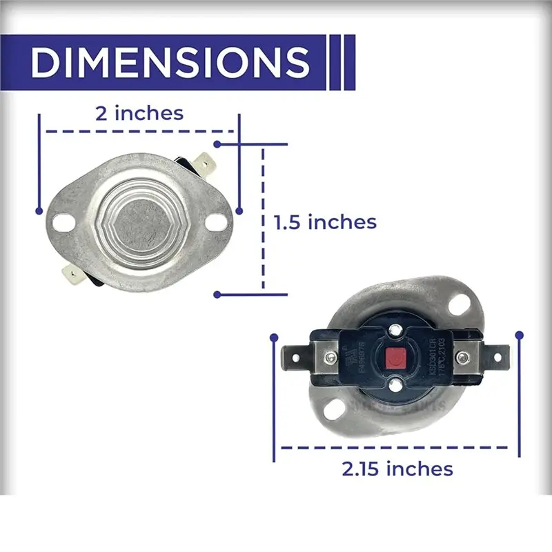 AT51-Automatic Reset Design Dryer Furnace Temperature Limit Switch S1-0253538000 L140-30F 1 Pc Can Be Used