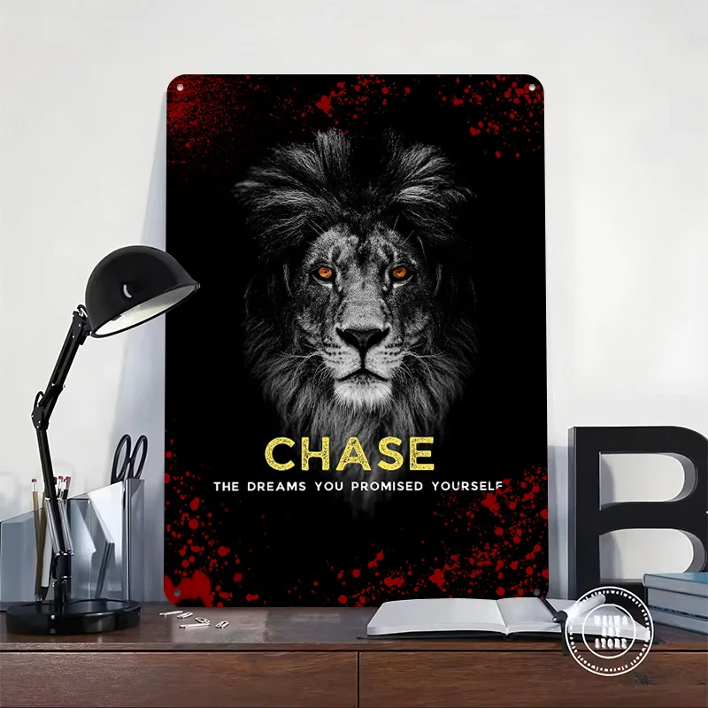 ملصق صفيح لأحلامك دائمًا، ملصق جداري مخصص، علامات معدنية عتيقة، لوحة قصدير كلاسيكية لتزيين غرفة النوم