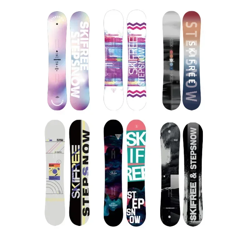 Voloker Snowboard Carve Skateboard All Region Wild Snow Flat Flower Snows Tools Models dla dorosłych Play Snow Equipment 140-163cm