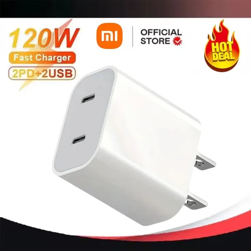 Xiaomi 120W Charger Turbo Fast Charge EU Hypercharge Adapter For Redmi Note 11 12 13 Pro Plus 5G Mi 14 13 13T Samsung Cable