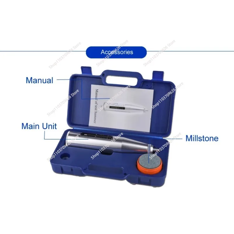 rebound tester/ Sclerometer hammer test ，T-Measurement concrete HT-225