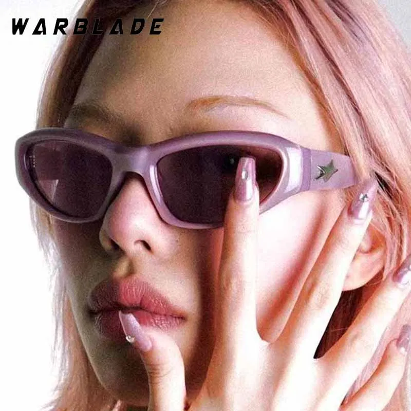 

Punk Fashion Y2K Personality Star Decorate Women Sunglasses Brand Designer Luxury Men Sunglass Sports Drive Goggle UV400 Lentes