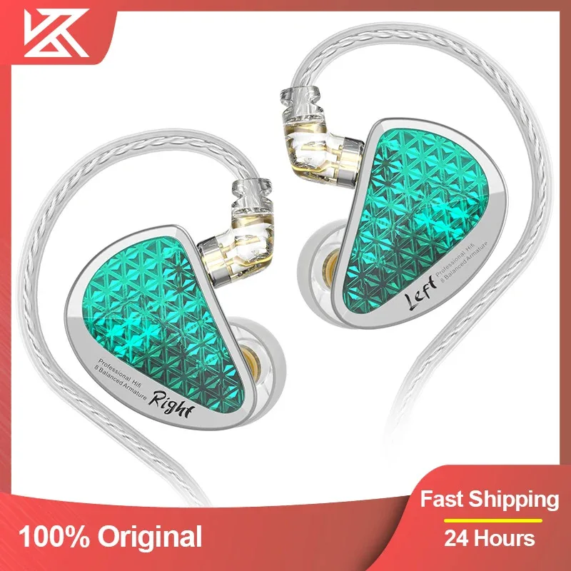 

KZ AS16 Pro In Ear Earphones 16BA Balanced Armature HIFI Bass Monitor Headphones Noise Cancelling Earbuds Sport Headset ZS10 PRO