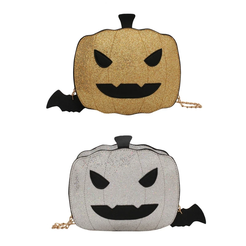 

Halloween Pumpkin Shaped Bags for Women Travel Beach for Totes Crossbody Bag Summer Shoulder Chain Handbag Phone 066F