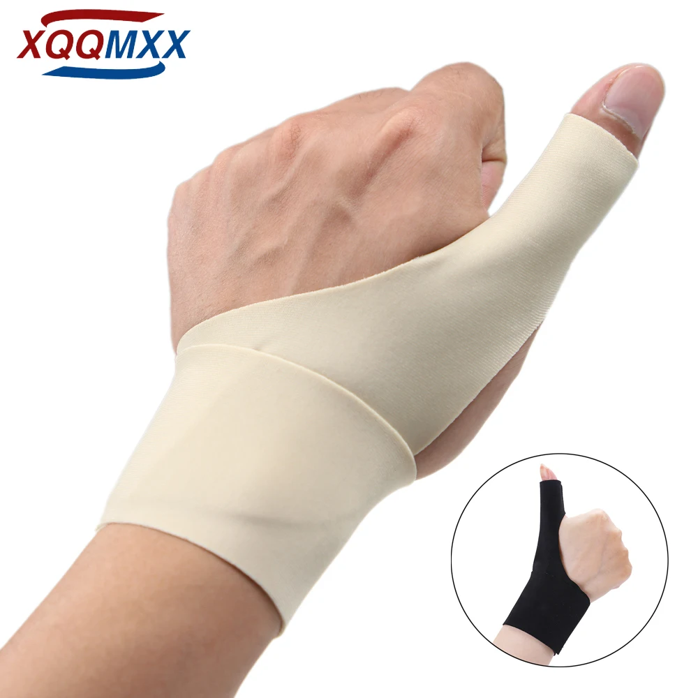 

Thumb Wrist Support Brace,Elastic Arthritis Fingerless Glove for Pain Relief,Wrist Compression Sleeve Splint for Hand Joint Pain