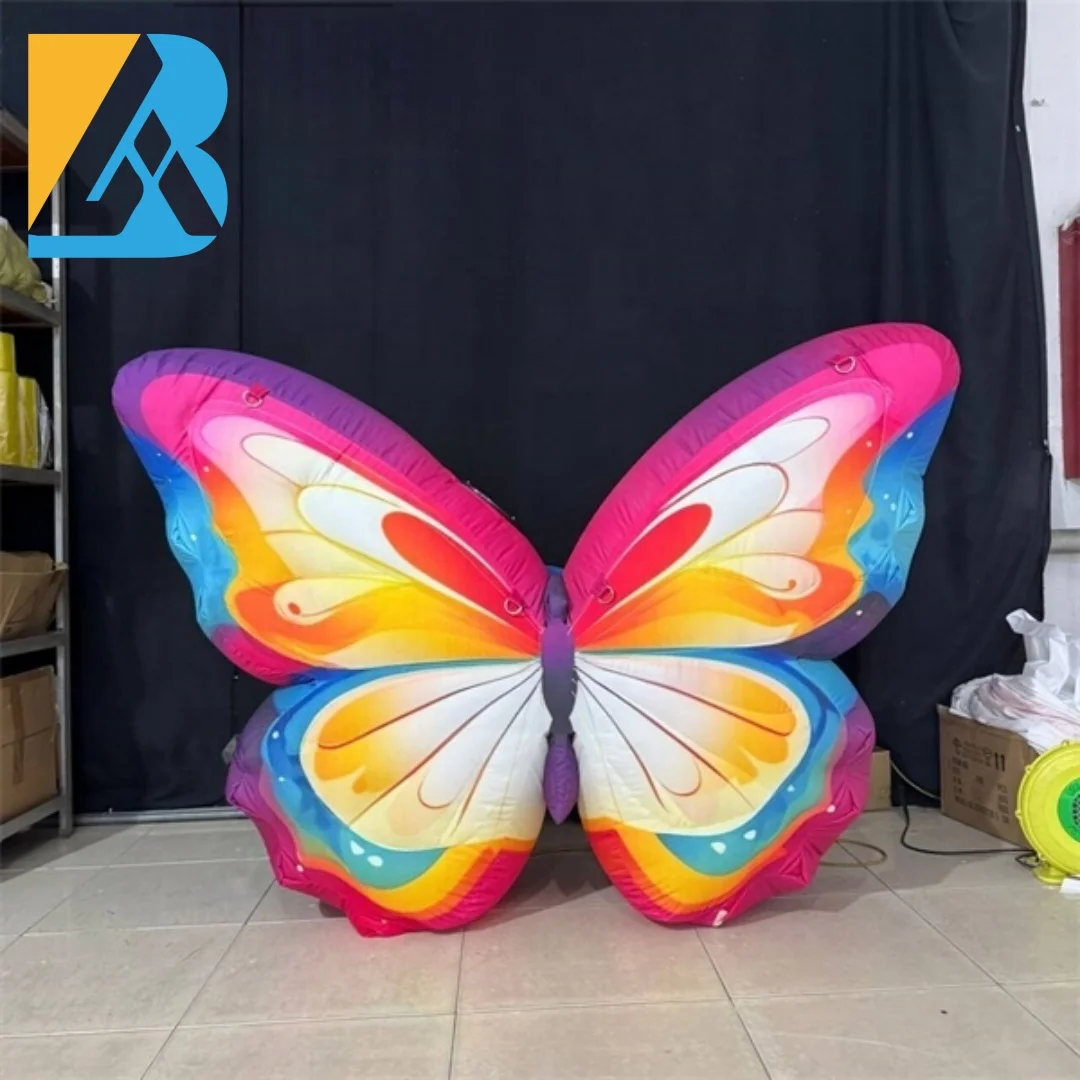 Customized Butterfly Party Large Airblown Butterfly Design for Event Decor Toy