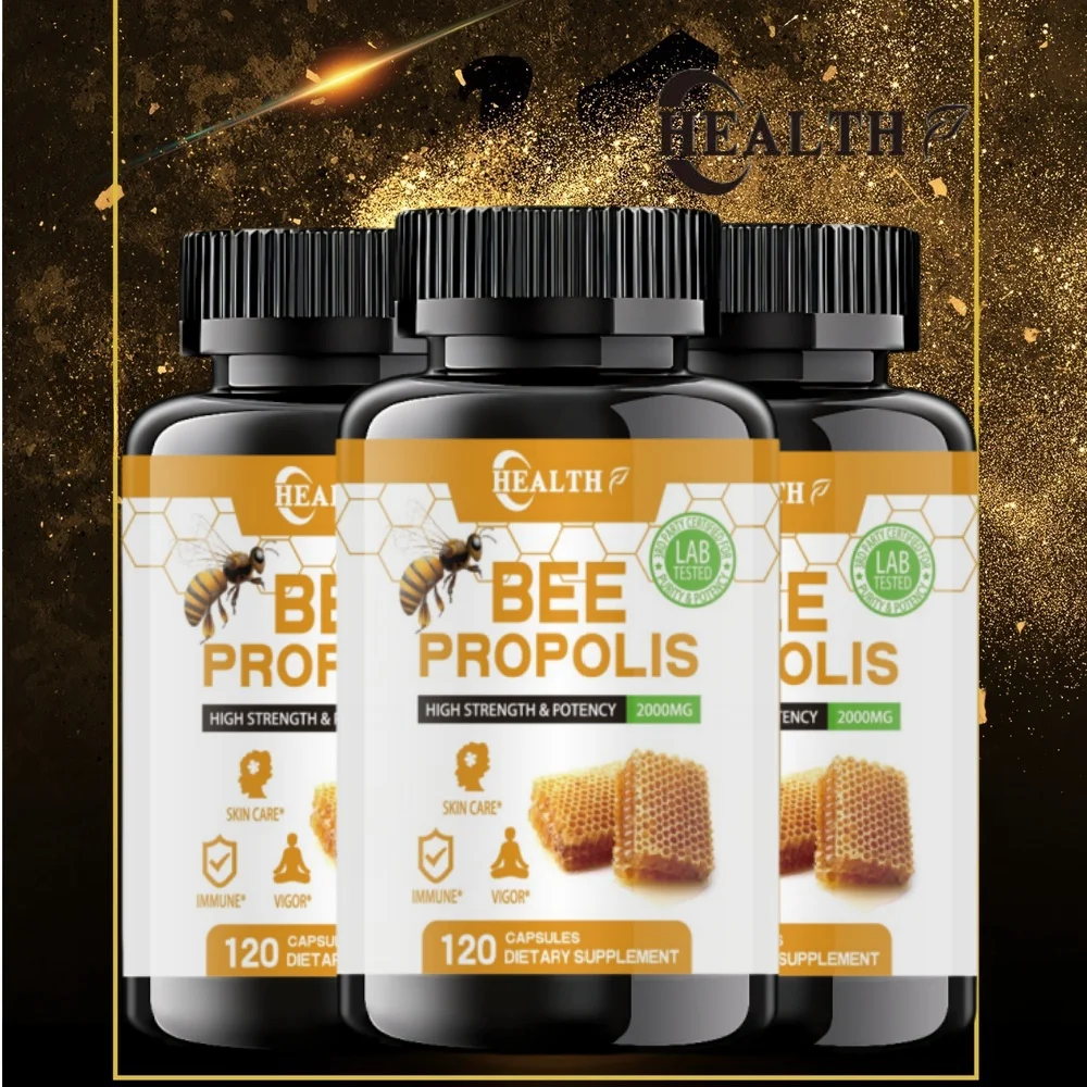 

Propolis Capsules - Energy, Immune Function, Digestion, Nutrient Absorption, Promotes Overall Skin Health