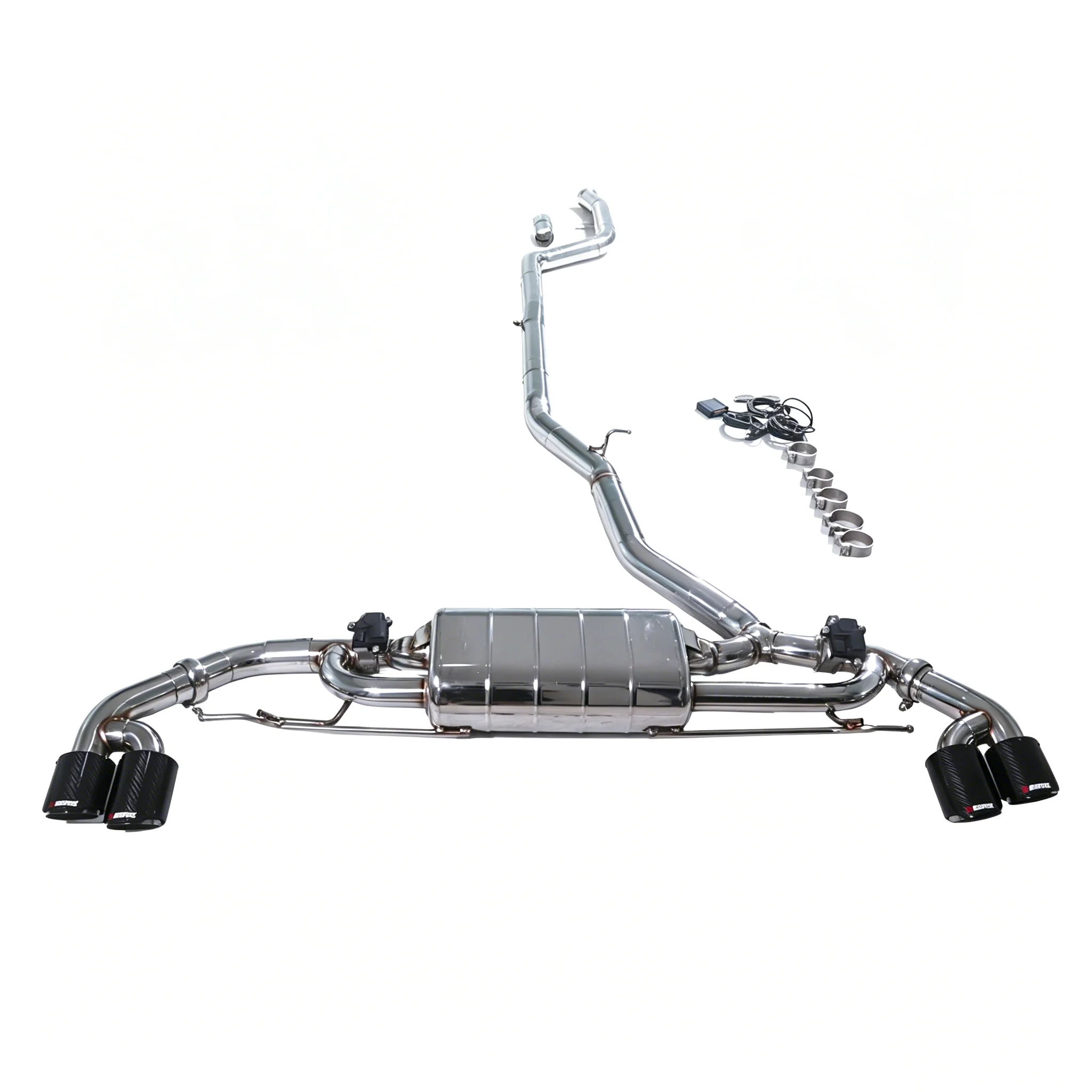 For  Valvetronic Exhaust  2019~2024 BMW X5 G05 45E 3.0T Hybrid Exhaust System Valve Muffler Made of SUS304