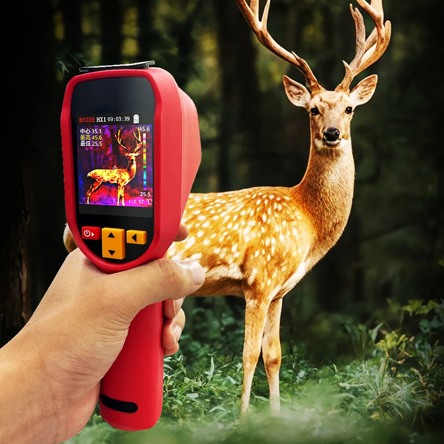 HX1 High-precision infrared thermal imager 240×240 Handheld Thermal Imaging Camera for Pipeline Heating Leak Automotive Inspect