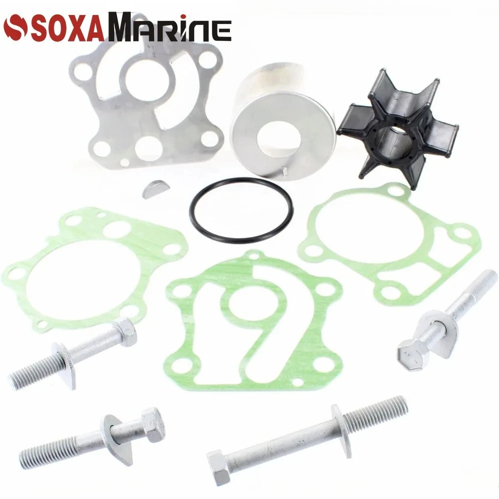 692-W0078 Water Pump Impeller Kit for Yamaha Outboard Marine 2 Stroke 60 70 75 85 90 HP Motors 692-W0078-01 692-W0078-02