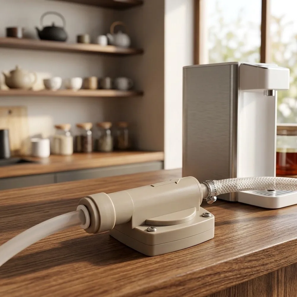 For Tea Machine Water Inlet Valve with Automatic Fill Functionality and 2.8 L/min Flow Rate for Efficient Operation