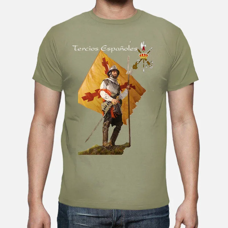 Spanish Soldier Old Thirds Men T-Shirt Short Sleeve Casual Cotton O-Neck Mens T Shirts Size S-3XL