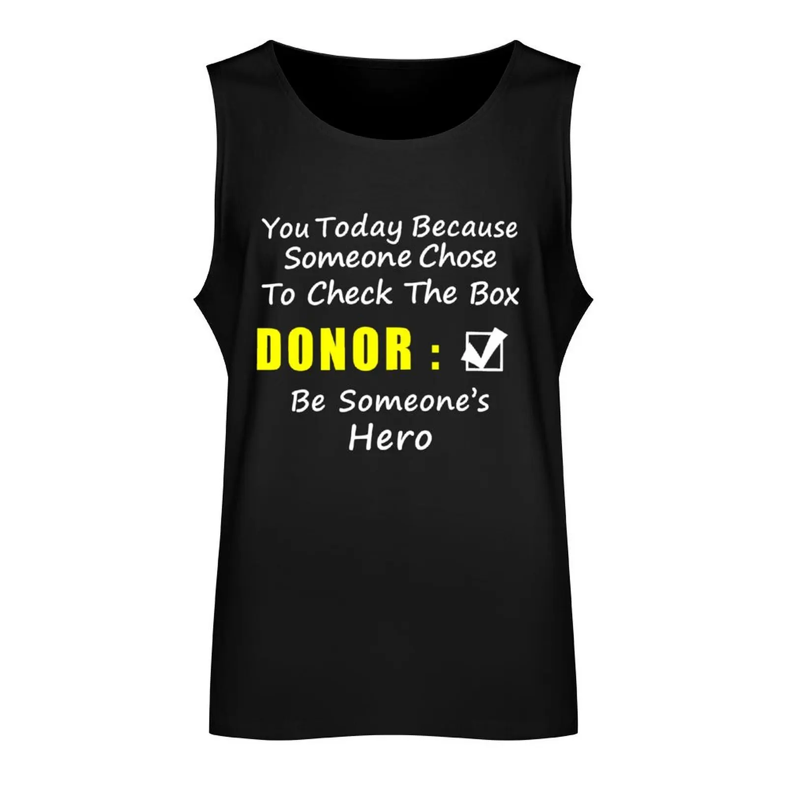 LVAD Tee, LVAD Donor Tank Top sleeveless Man summer clothes Body man