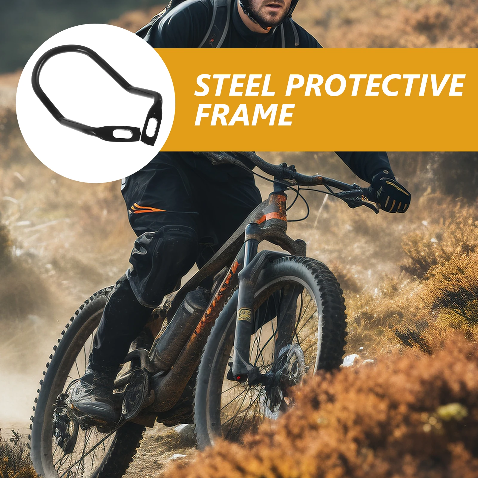 

1Set Bike Accessory Rear Derailleur Guard Rack Protector Durable Chain Stay Guard Reduces Costs Rear Dial Protector