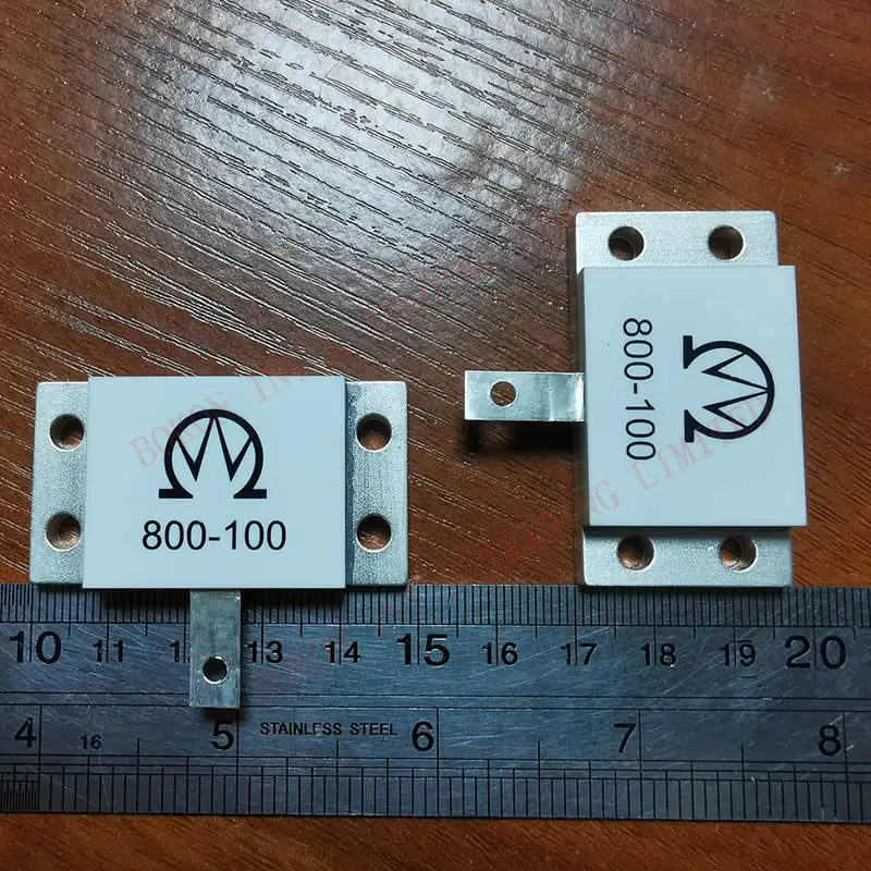 RESISTIVE dummy load 800WATTS 100OHMS DC-1GHz 800WATT 100OHM 800 WATT 100OHM 800 WATTS 100 OHMS  800-100 Termination resistor