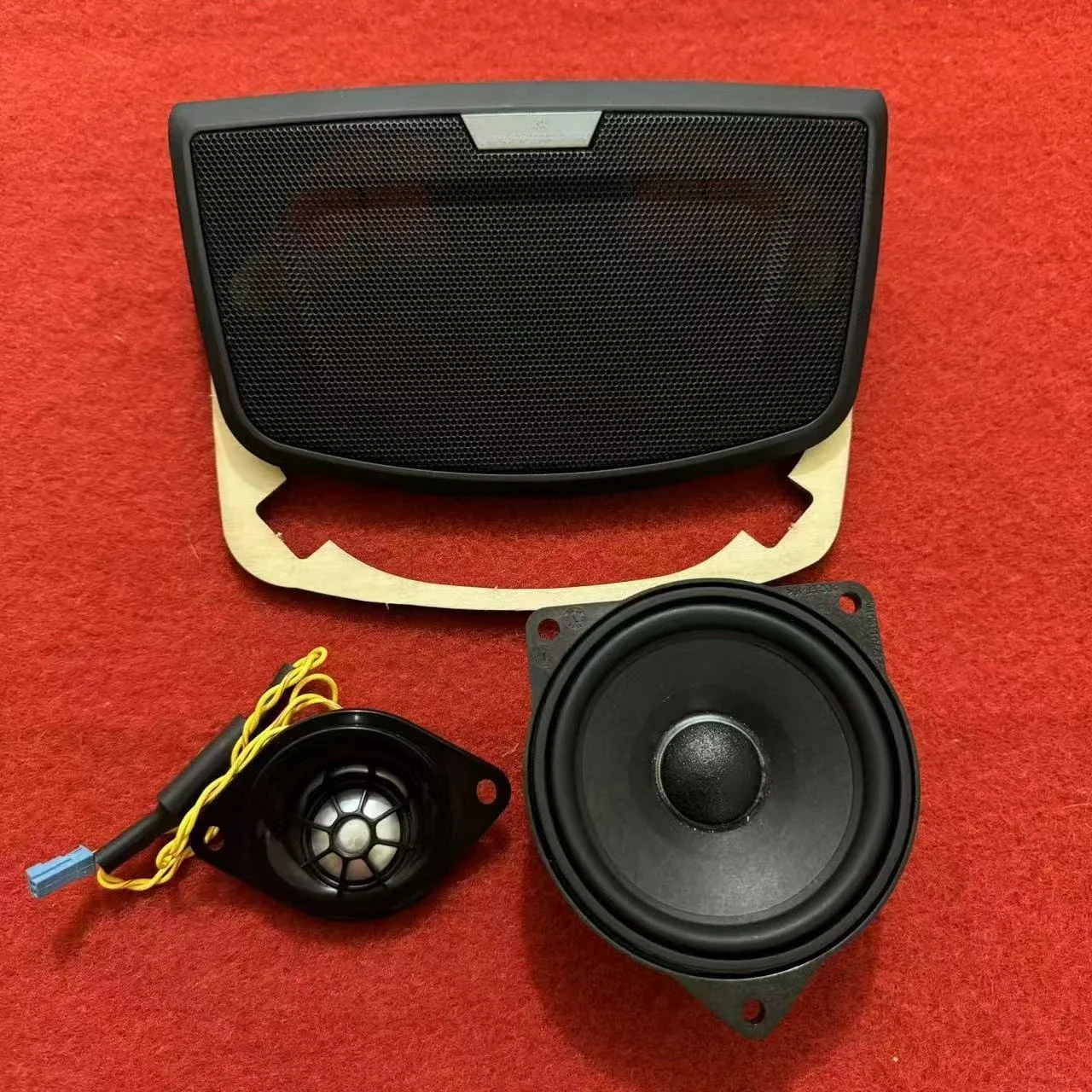 Car Center Console Speaker Cover Kit for Bmw F30 F31 F32 F34 3GT 3 4 Series Dashboard Loudspeaker Midrange Speakers with Tweeter