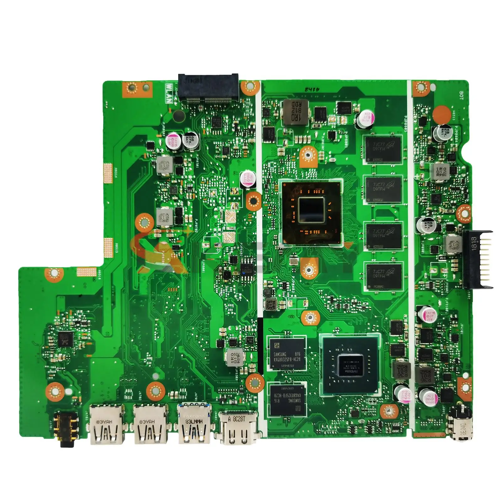 Mainboard X540MB, Motherboard Laptop A540M X540MB A540M dengan N5000 N4000 N4100 920MX 8GB 4GB-RAM 100% tes OK