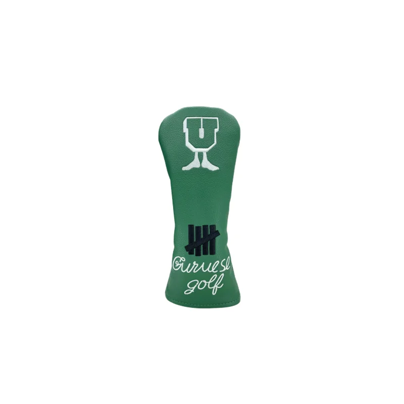 Footstep Golf Club #1 #3 #5 Wood Headcovers Driver Fairway Woods Cover PU Leather Head Covers