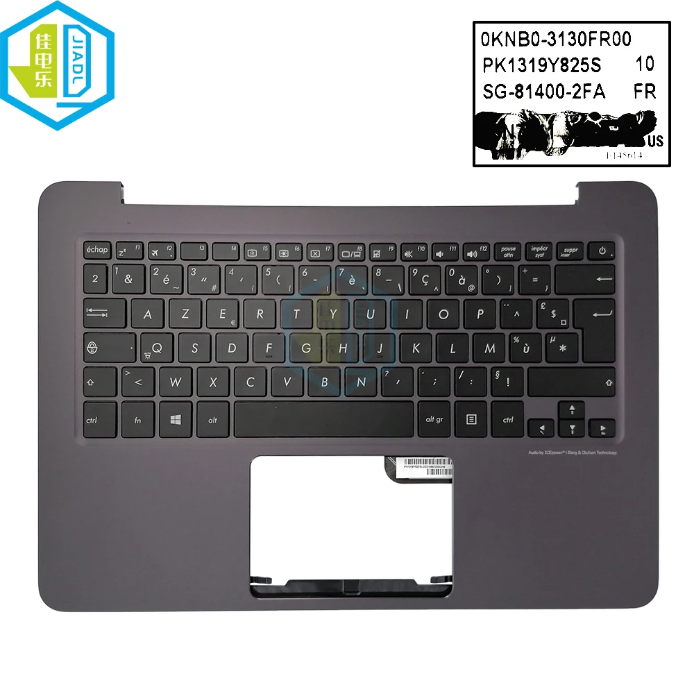 Imagem -04 - Capa de Teclado Palmrest Top para Asus Francês Italiano Azerty Asus Zenbook Ux305 Ux305ca Ux305fa Ux305f 90nb06x1 R31fr1 3130be00