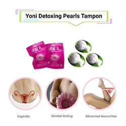 Original Herbal Tampon For Gynecological Cure Care Vaginal Clean Point Beautiful Life Discharge Toxins Womb Detox Yoni Pearls