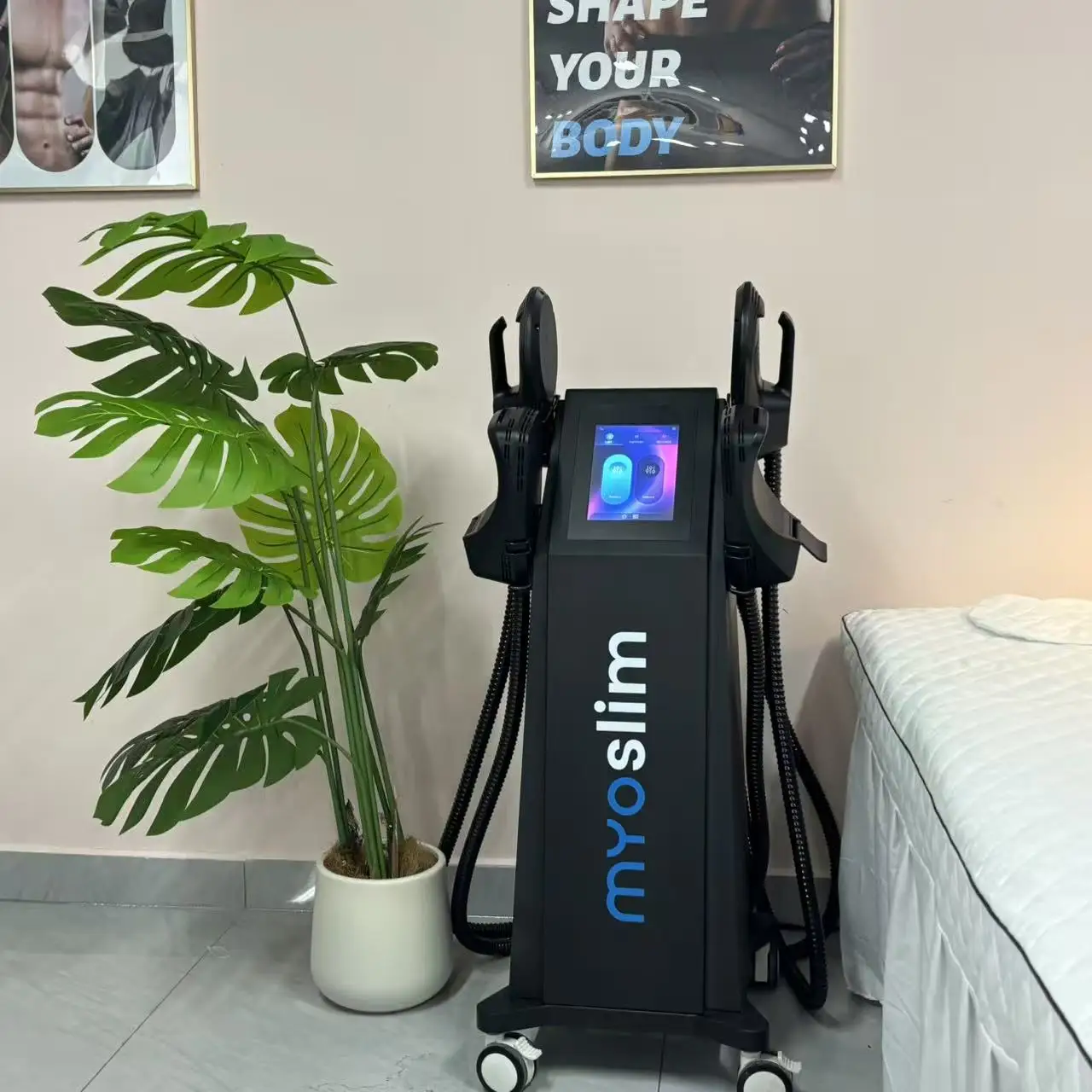 

6500 Вт EMS MYOslim Sculpt Machine 200 Гц Скульптура Электромагнитное Формирование Стимуляция Мышц Для Похудения Потеря Веса
