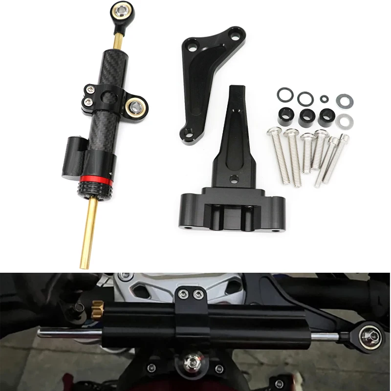 

Motorcycle Accessories Steering Damper With Bracket For Street Triple 765R 765RS 1200RS