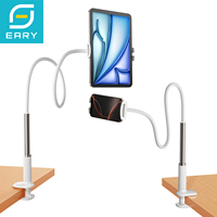 Eary Gooseneck Phone Holder Tablet Stand for Bed Clamp Cell Phone Mount Desk Flexible Long Arm Adjustable for 4.7-12.9\