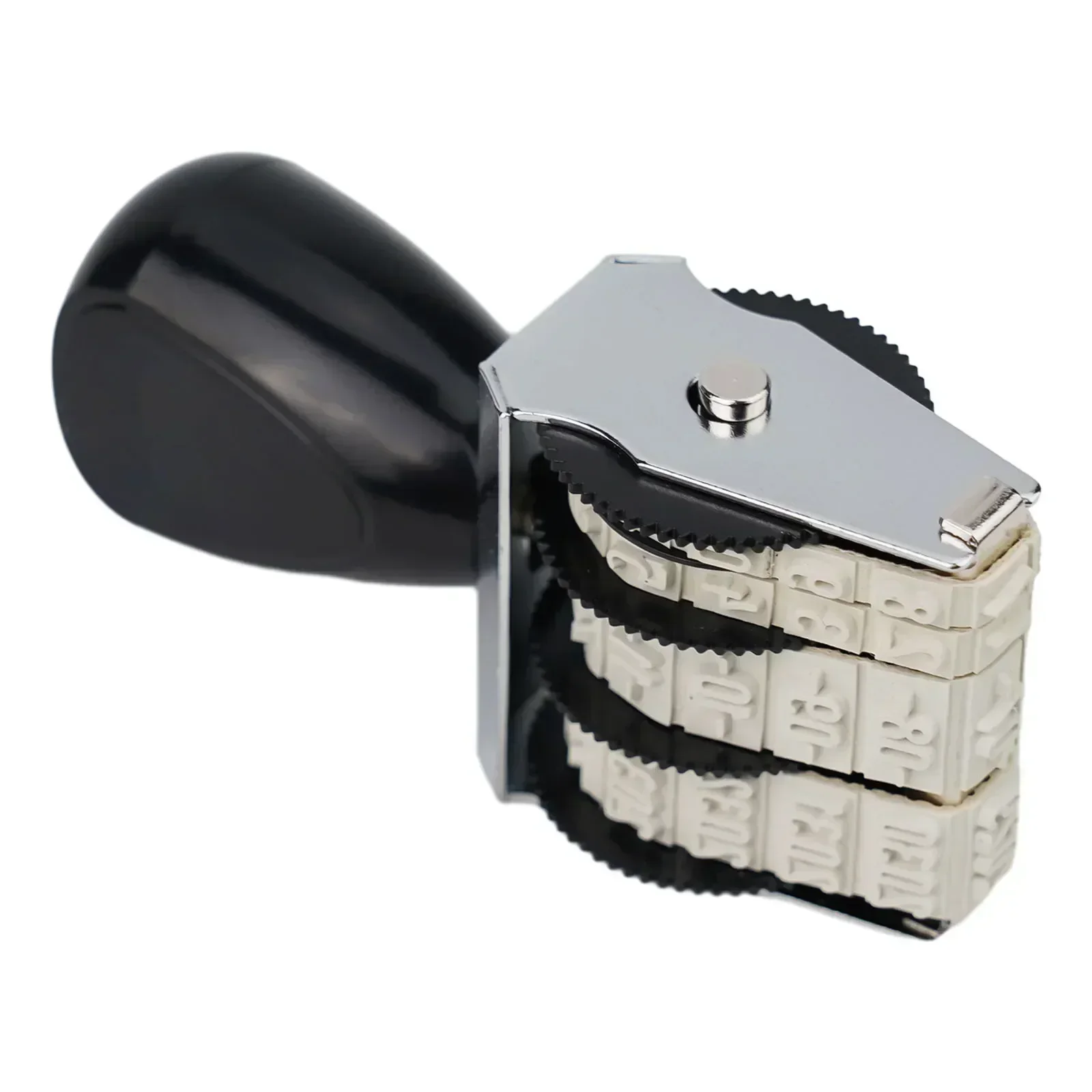 1PCS Manual Date Stamp Adjustable School Office Home Stamp Stationery Date Stamp And Mat, Day, Month And Year Adjustable