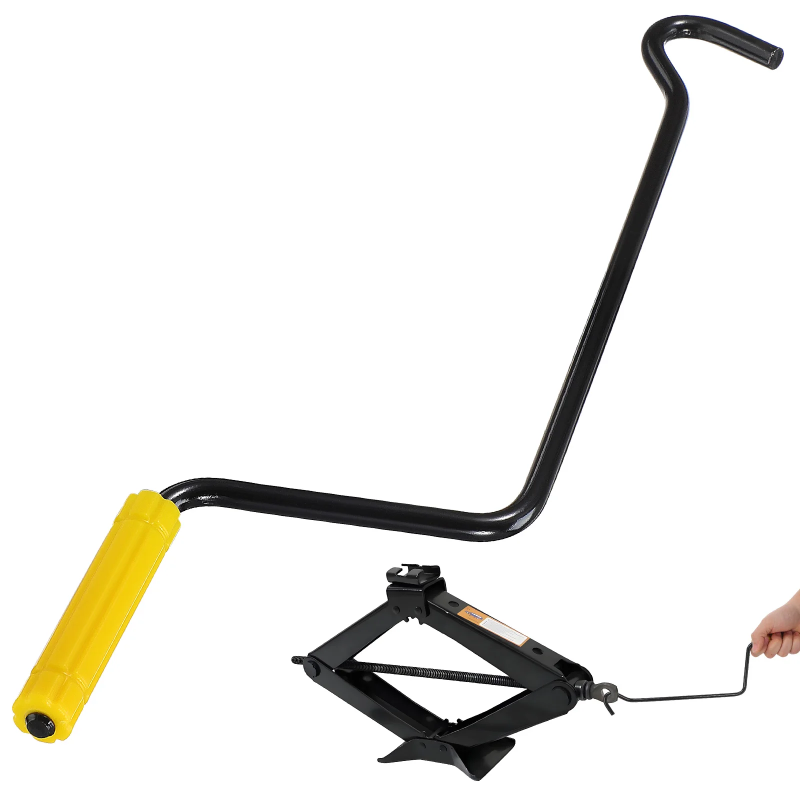 

Car Jack Handle Steel Replacement Tool Universal Cross Crank Handle Ergonomic Grip Tire Lifting Floor Jack Accessories Durable