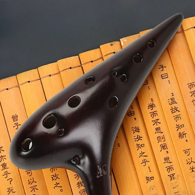 

12 Holes Ocarina Alto C Tone Professional Ocarina Sound Healing Beginners Portable Ocarinas Dolomite Orff Musical Instruments