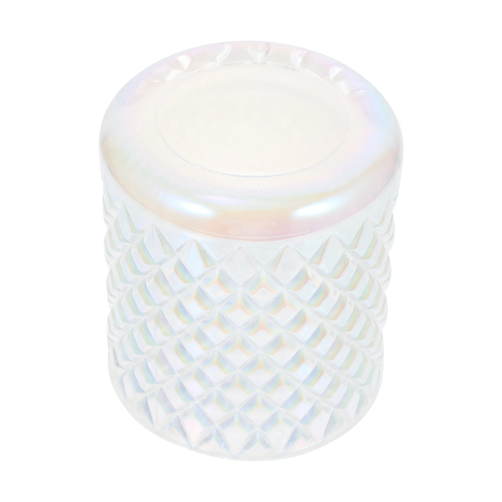 

Glass Embossed Candleholder Elegant European Style Banquet Table Decor Romantic Candlelight Dinner Ornament Holder