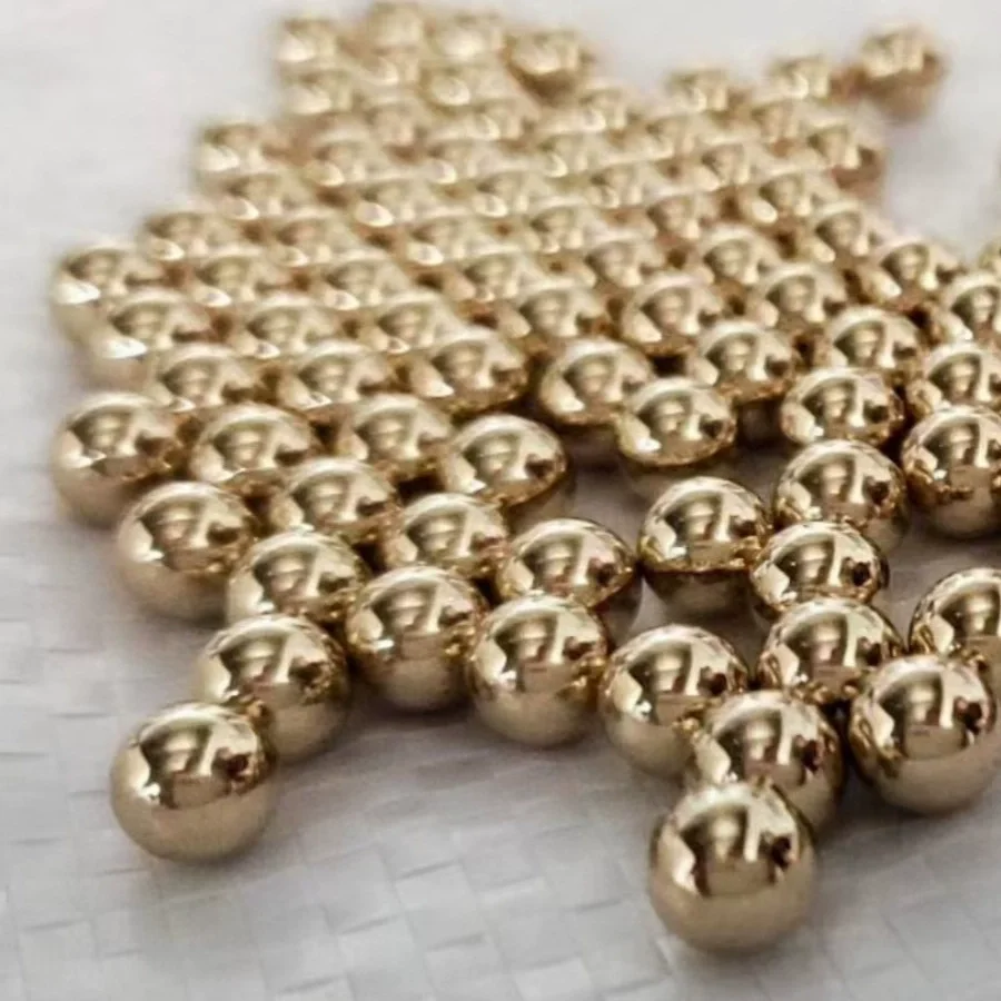 0.5-25mm H62 Solid Brass Balls - Precision C27400 Copper Spheres for Clock Repair/Valve Cores/Craft Casting