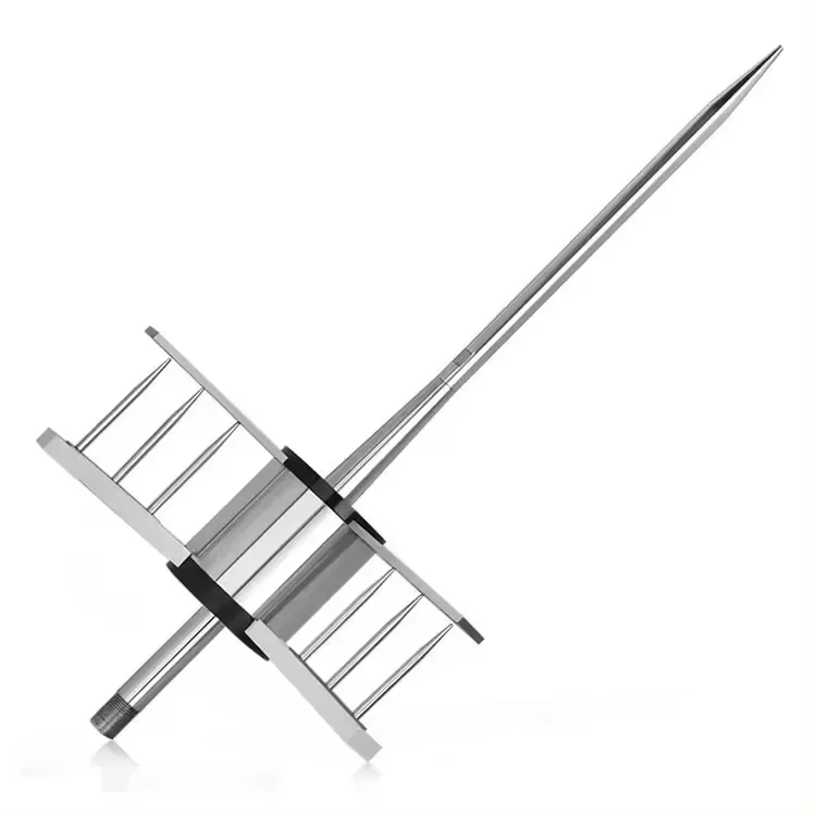Automatic Ese Conductor System Stainless Steel Wide Range Lightning Protection Rod Arrester Air Terminal Rod For Household