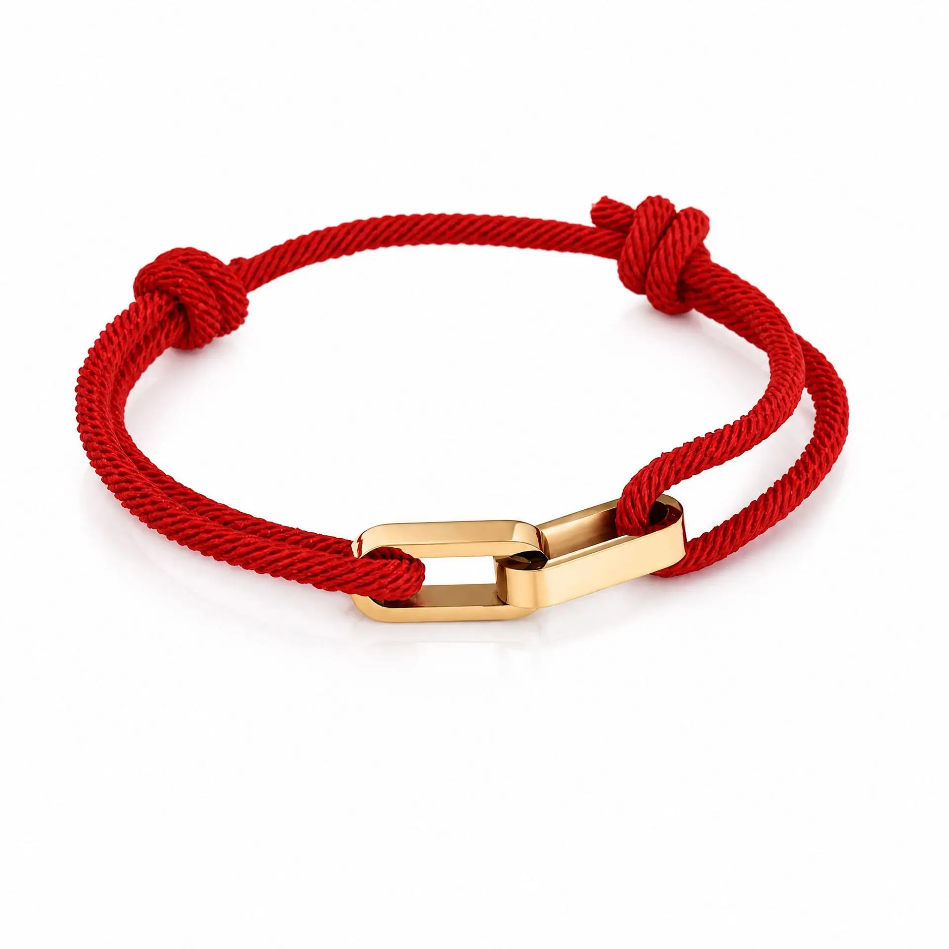 Trendy Adjustable Rope Chain Custom Name Bracelet for Couples