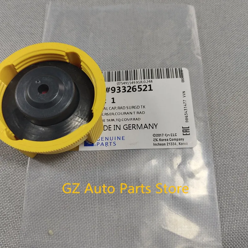 Original Factory Car Tank Radiator Expansion Water Tank Cap- OEM# 93326521 93288274 lid Of A Kettle FOR GM Chevrolet