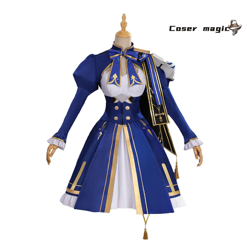 

Honkai Star Rail Fate Saber Cosplay Costume Dress Uniform Headwear Carnival Halloween Party Women Girls Props Gifts