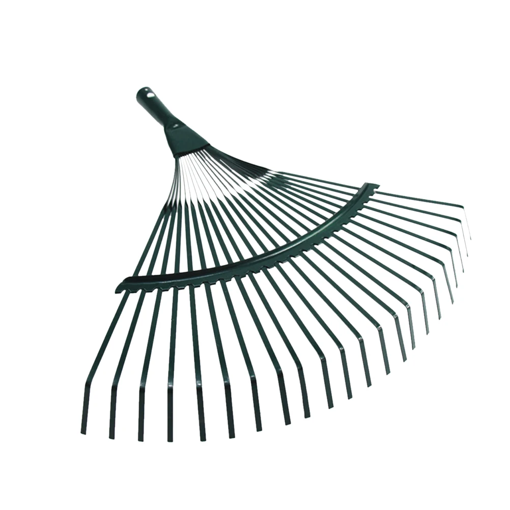 

2pcs Garden Rake Leaf Collector Tool 22Teeth Design Durable Metal Adjustable Hand Rake Sweeper Lawn Yard Tools Gardening Farm