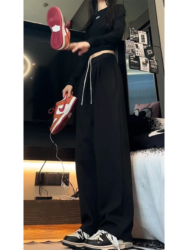 

Cleanfit Men's Bell Bot American Sle Straight Leg Casual Pants Spring New Arrival Heavyweight Sweatpants Trendy