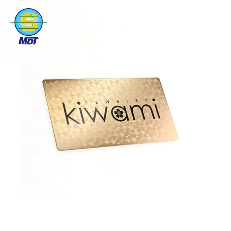 

Визитная карточка MDT Mar20 из матового металла
