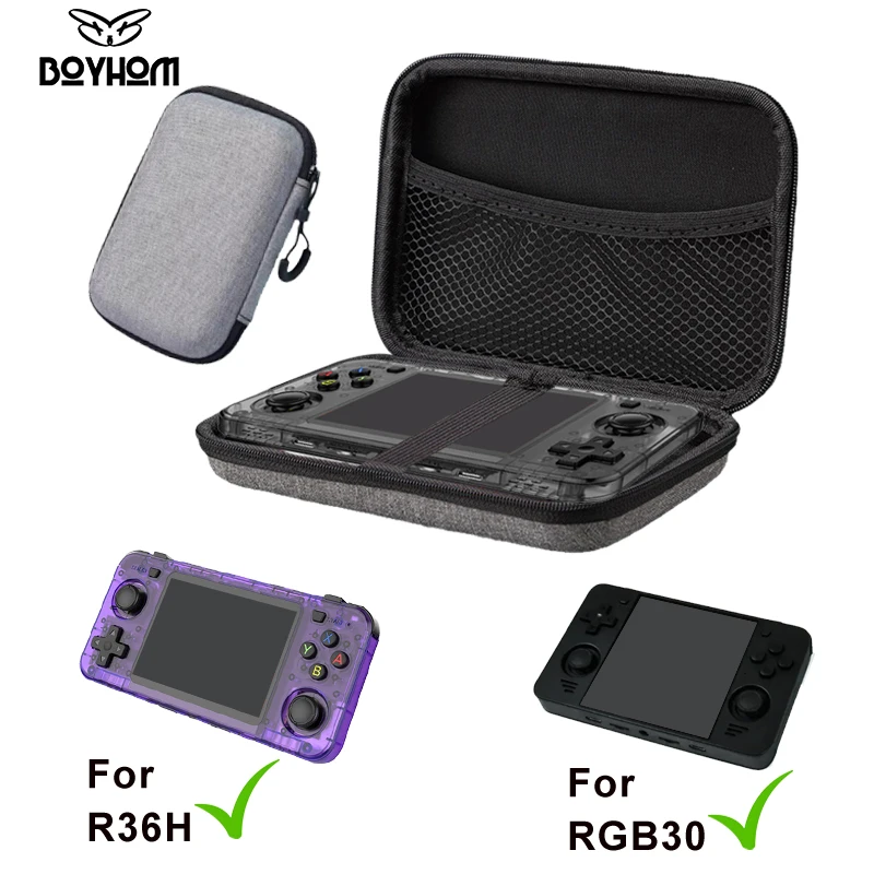 BOYHOM Professional EVA Carrying Case for R36H/R36PLUS/RGB30 - Water-Resistant Console Protector with Storage Pockets