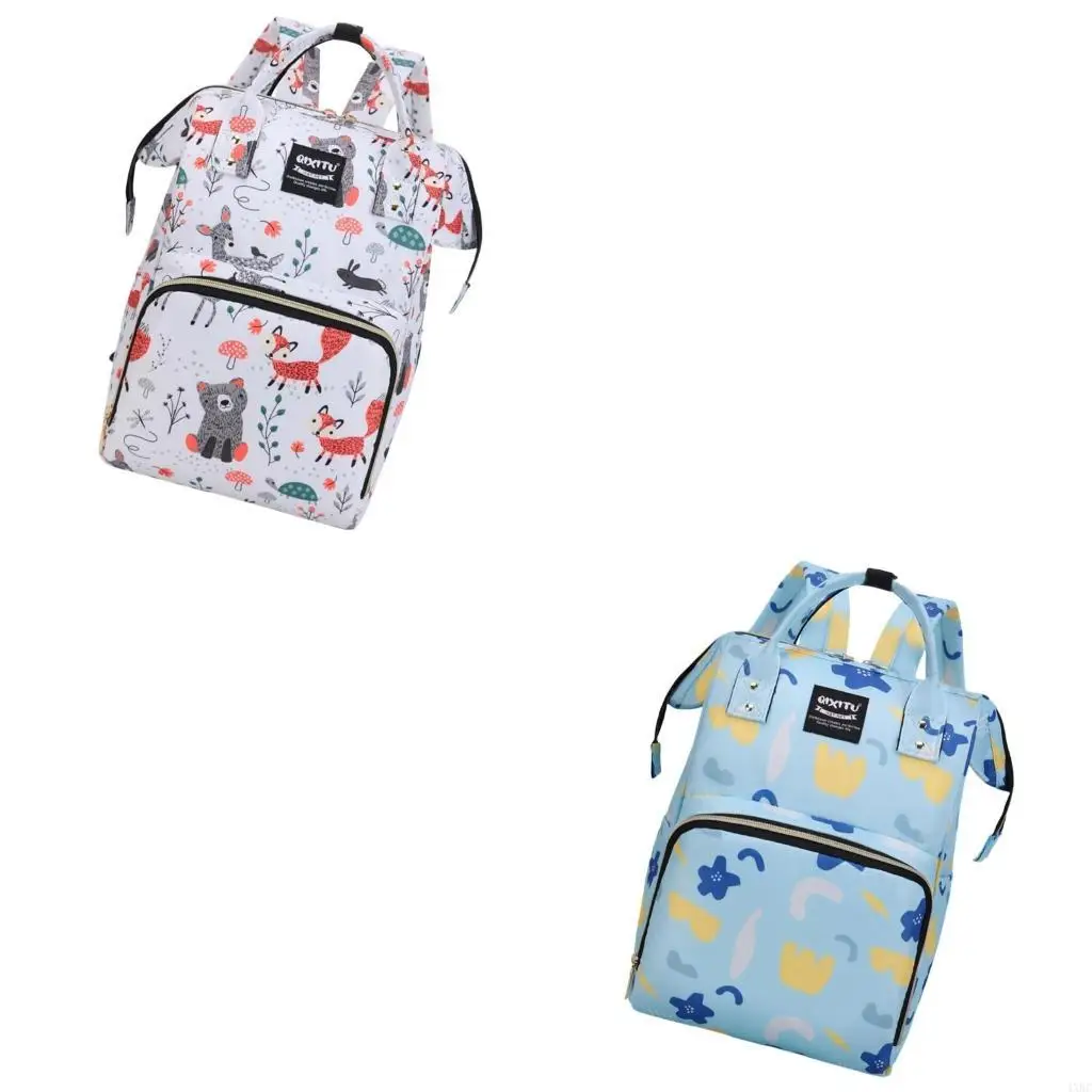 

Oxford Cloth Maternity Backpack Travel Storage Bag Diaper Case with Spacious Storage for Mother and Baby Essential 4XBC