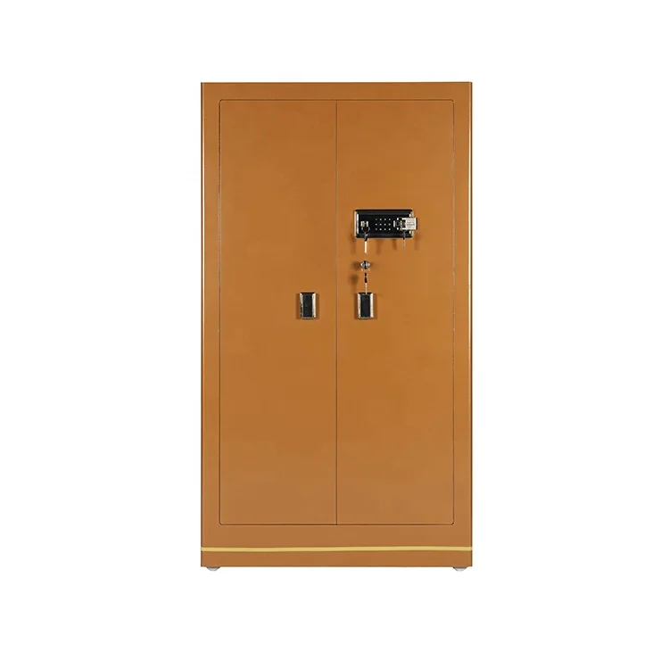 Luxury solid steel safe electronic fingerprint lock heavy fire protection suitable for home office bank large storage space