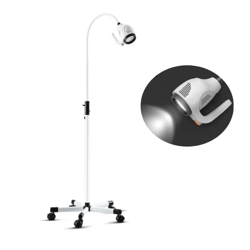 Economic Led  Portable Mobile Floor Standing Operating Lamp Examination Light