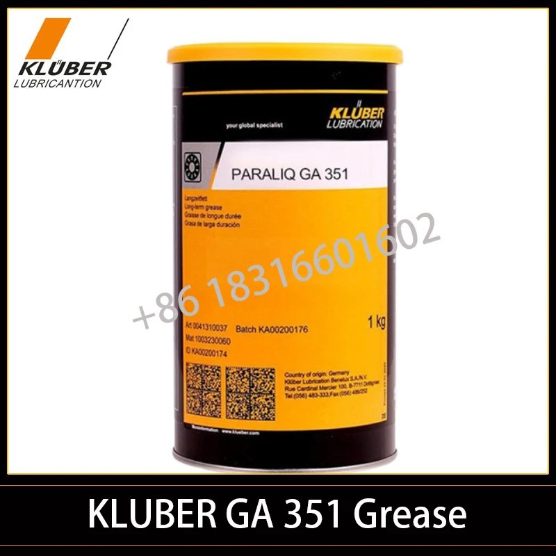 1G Kluber GA351 GA343 GA352P Lubrication Spindle Bearings PARALIQ GA 351 for the food and pharmaceutical industries