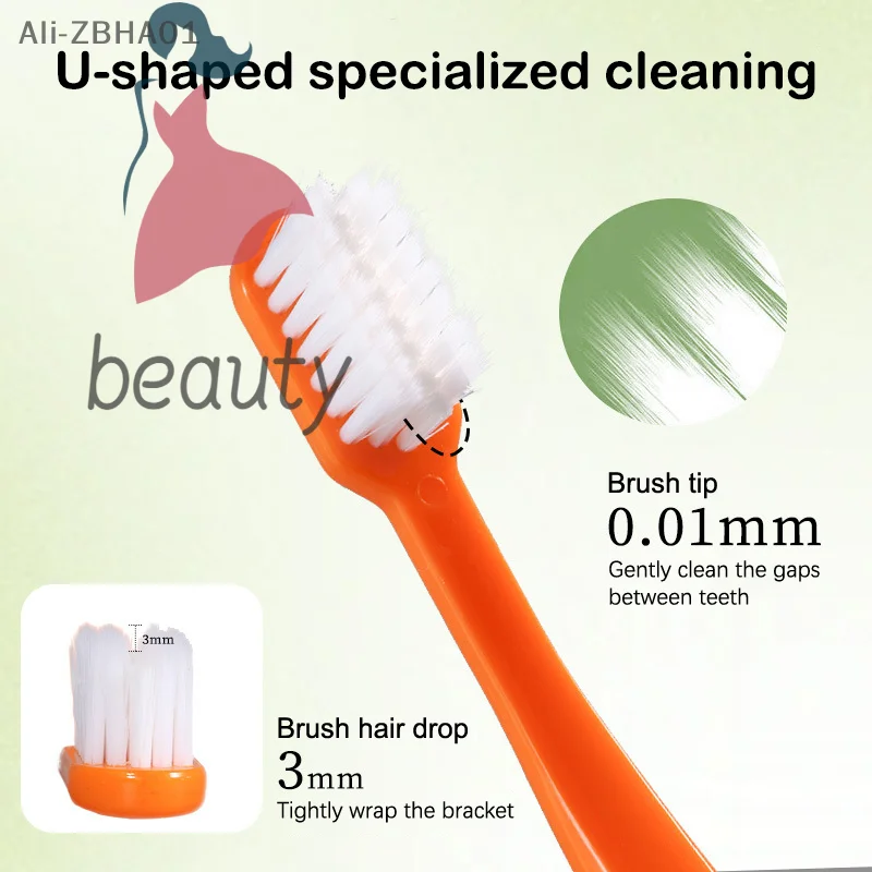 1Pcs Non Toxic Adult Dental Tooth Brush Soft Toothbrush  Toothbrushes Clean  Braces